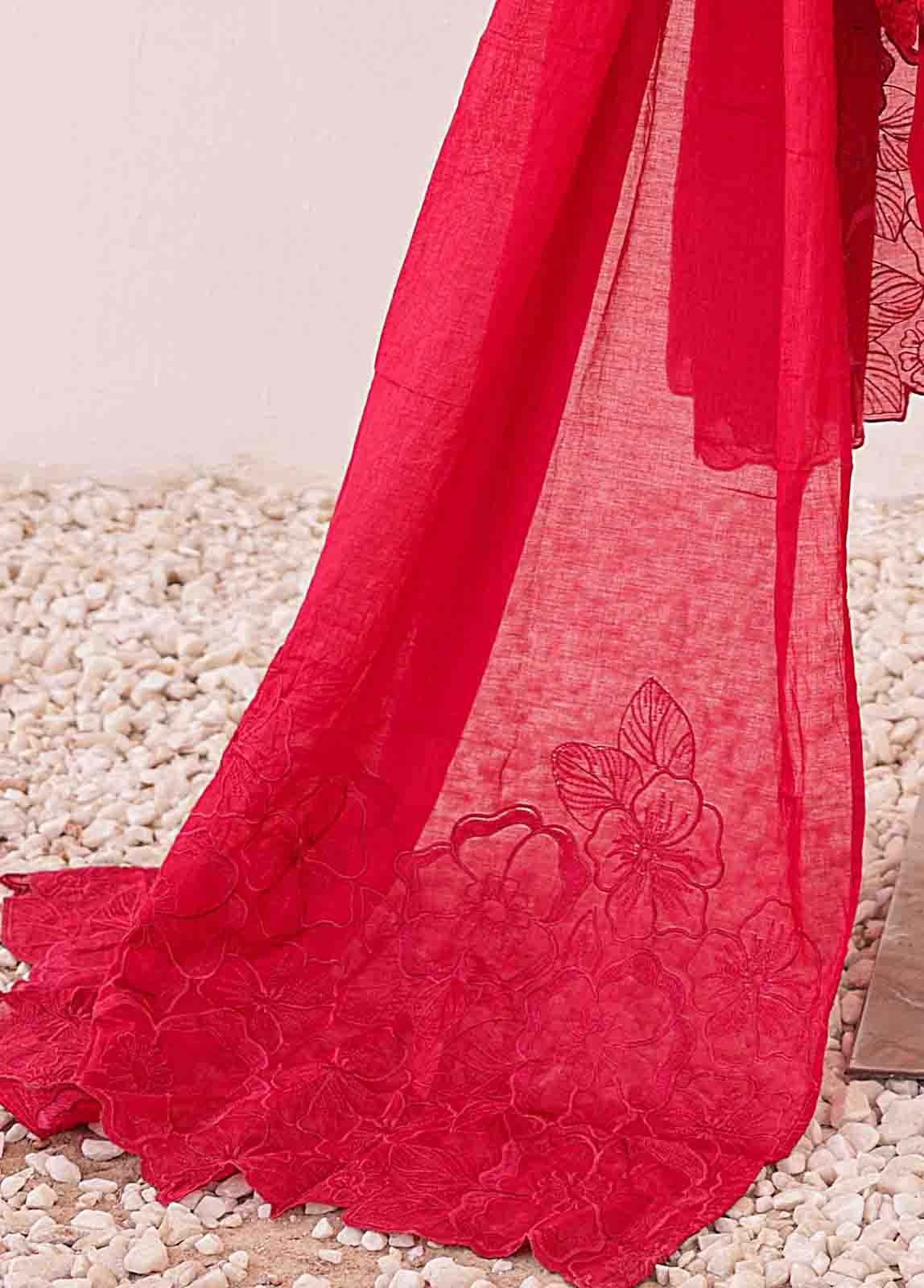 Bin Saeed Fabric - CK-ED-467 A-3 Piece Chikankari Stitched Suit