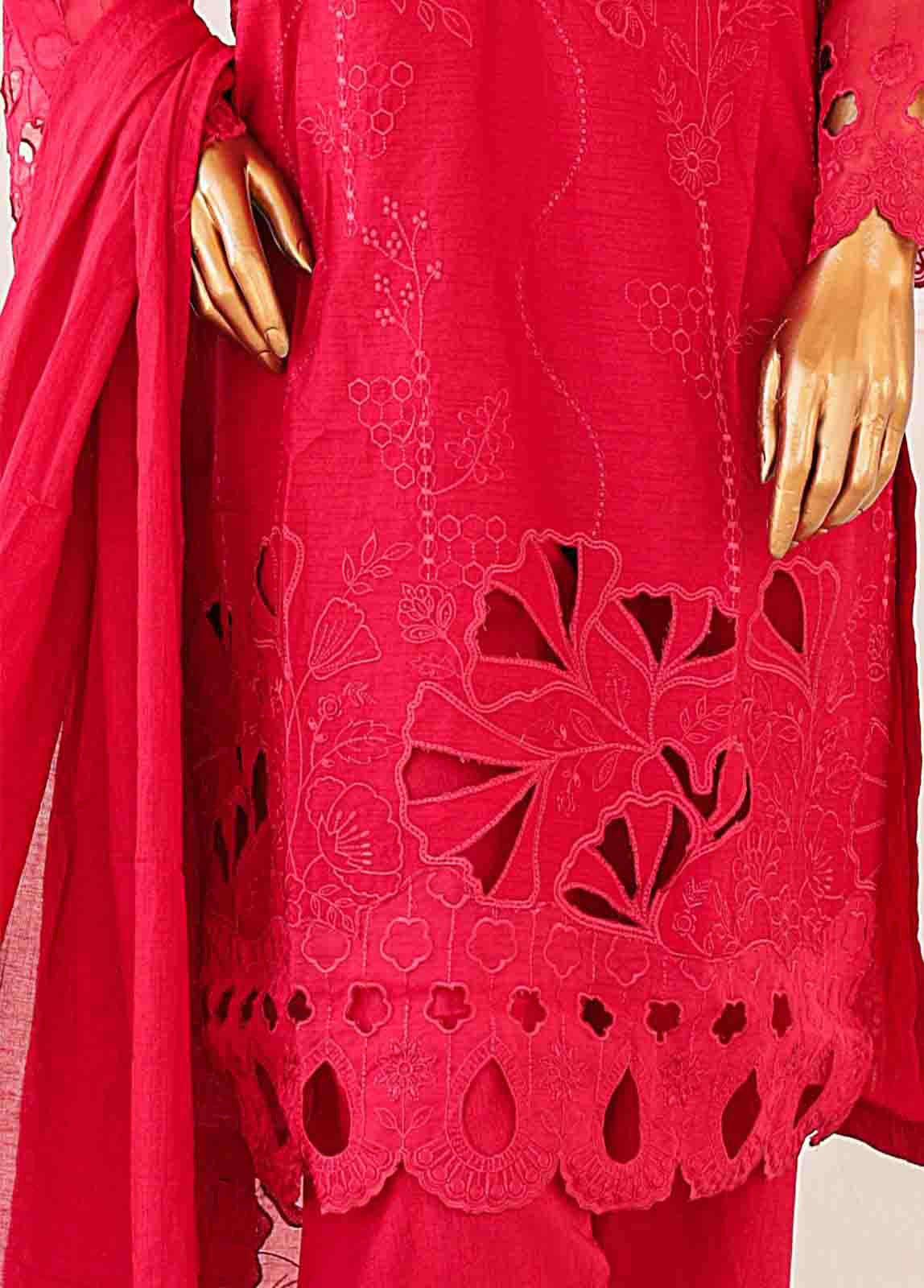 Bin Saeed Fabric - CK-ED-467 A-3 Piece Chikankari Stitched Suit