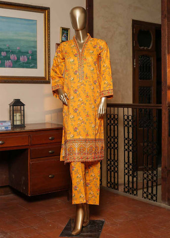 Bin Saeed Fabric - CKE-0189- 2 Piece Embroidery Lawn