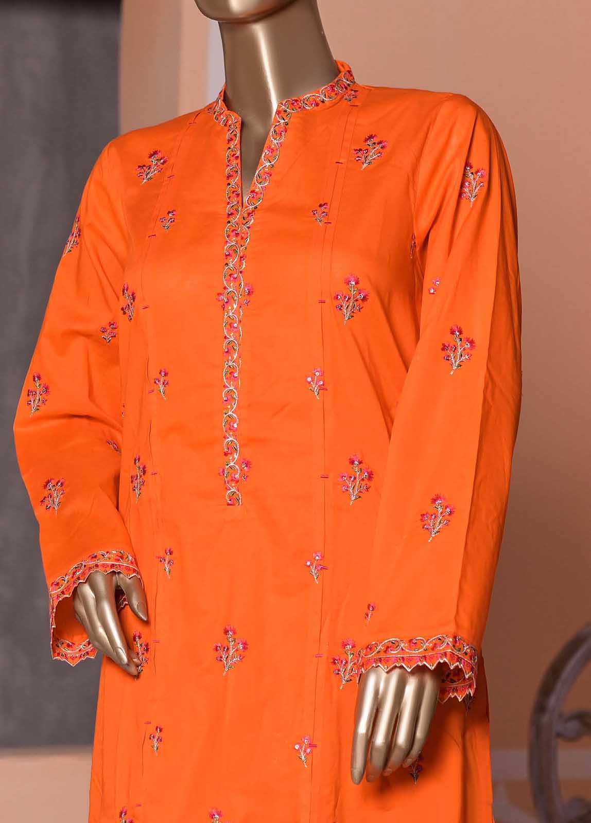Bin Saeed Fabric - CMFT-011-B - 2 Piece Lawn Embroidered