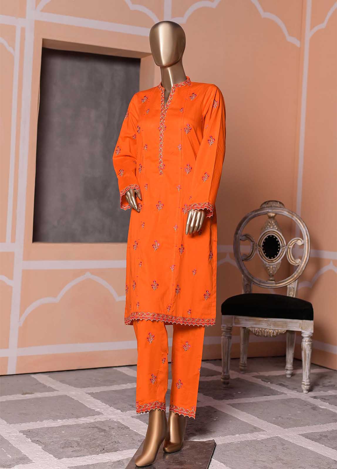 CMFT-011-B - 2 Piece Lawn Embroidered