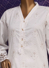 CMS-22-B-TF3 Piece Chikankari Stitched Suit
