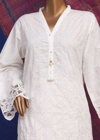 Bin Saeed Fabric - CMS-25-TF 3 Piece Chikankari Stitched Suit