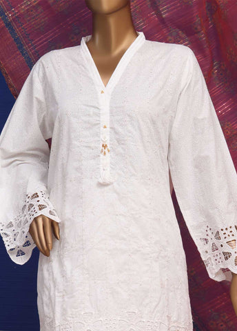 Bin Saeed Fabric - CMS-25-TF 3 Piece Chikankari Stitched Suit