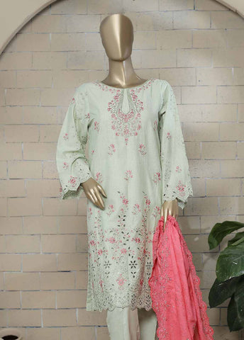 Bin Saeed Fabric - CMS-33-TF- 3 Piece Embroidered Stitched Suit