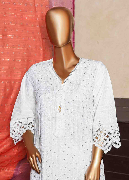 Bin Saeed Fabric - CMSTF-018 B - 3 Piece Embroidered Stitched Suit