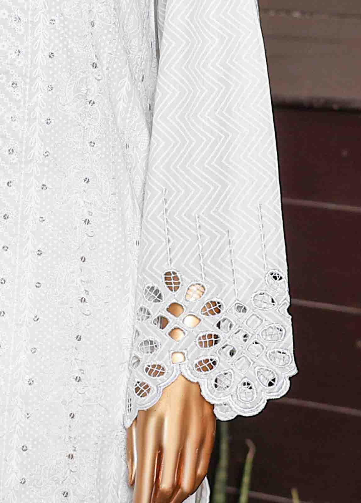 Bin Saeed Fabric - CMSTF-19 B- 3 Piece Embroidered Stitched Suit