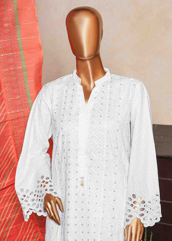 Bin Saeed Fabric - CMSTF-19 B- 3 Piece Embroidered Stitched Suit