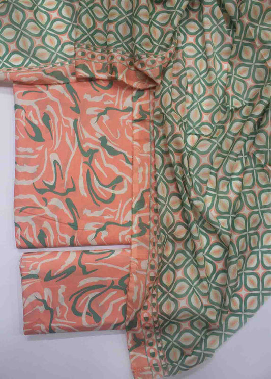 DP-0021-3 Lawn Digital Printed UnStitched Suit