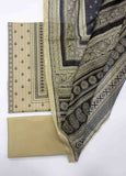 D-0116-3 Piece Cotton Digital Printed UnStitched Suit