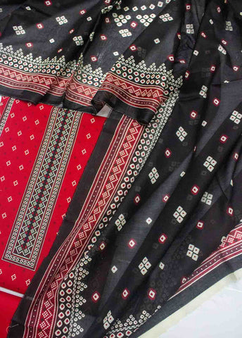 Bin Saeed Fabric - D-0117-3 Piece Lawn Digital Printed UnStitched Suit