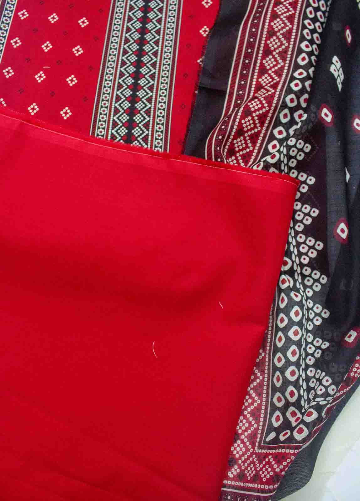 Bin Saeed Fabric - D-0117-3 Piece Lawn Digital Printed UnStitched Suit