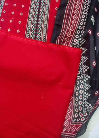 Bin Saeed Fabric - D-0117-3 Piece Lawn Digital Printed UnStitched Suit