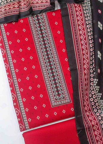 Bin Saeed Fabric - D-0117-3 Piece Lawn Digital Printed UnStitched Suit