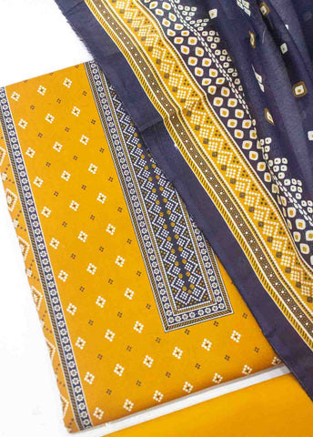 Bin Saeed Fabric - D-0118-3 Piece Lawn Digital Printed UnStitched Suit