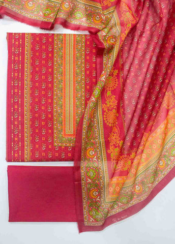 D-0152-3 Piece Lawn Digital Printed UnStitched Suit