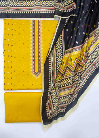 Bin Saeed Fabric - D-017-3 Piece Lawn Digital Printed UnStitched Suit