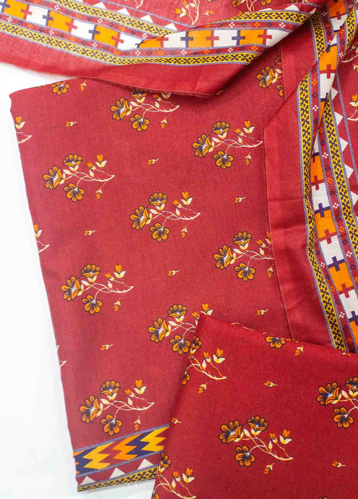 Bin Saeed Fabric - D-0202-3 Piece Lawn Digital Printed UnStitched Suit