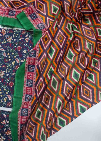 D-0205-3 Piece Lawn Digital Printed UnStitched Suit