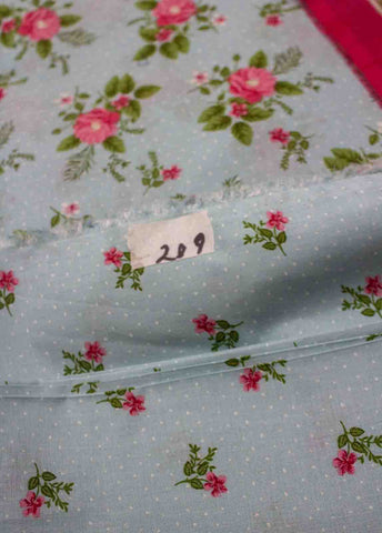 Bin Saeed Fabric - D-0209-3 Piece Lawn Digital Printed UnStitched Suit