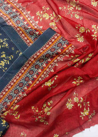 D-0212-3 Piece Lawn Digital Printed UnStitched Suit