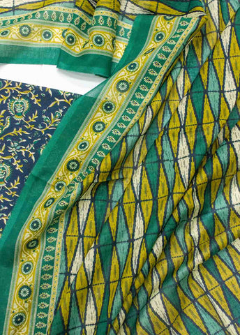 D-0213-3 Piece Lawn Digital Printed UnStitched Suit