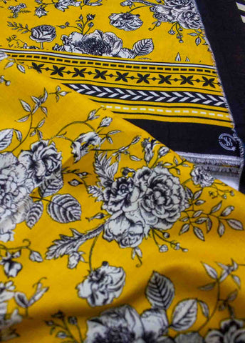 Bin Saeed Fabric - D-0218-3 Piece Lawn Digital Printed UnStitched Suit