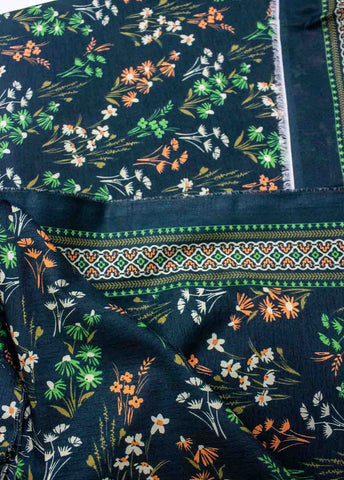 Bin Saeed Fabric - D-0219-3 Piece Lawn Digital Printed UnStitched Suit