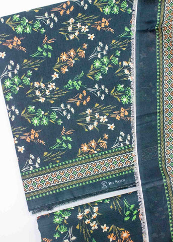 Bin Saeed Fabric - D-0219-3 Piece Lawn Digital Printed UnStitched Suit