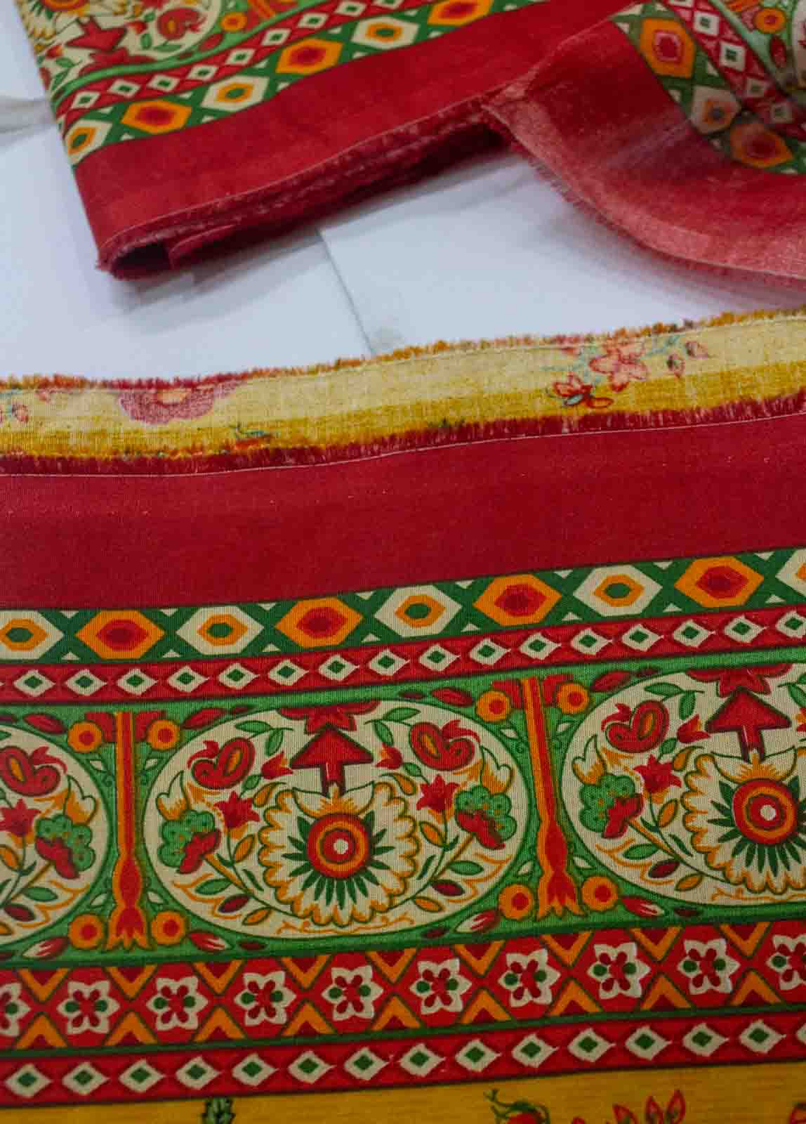 Bin Saeed Fabric - D-0223-3 Piece Lawn Digital Printed UnStitched Suit