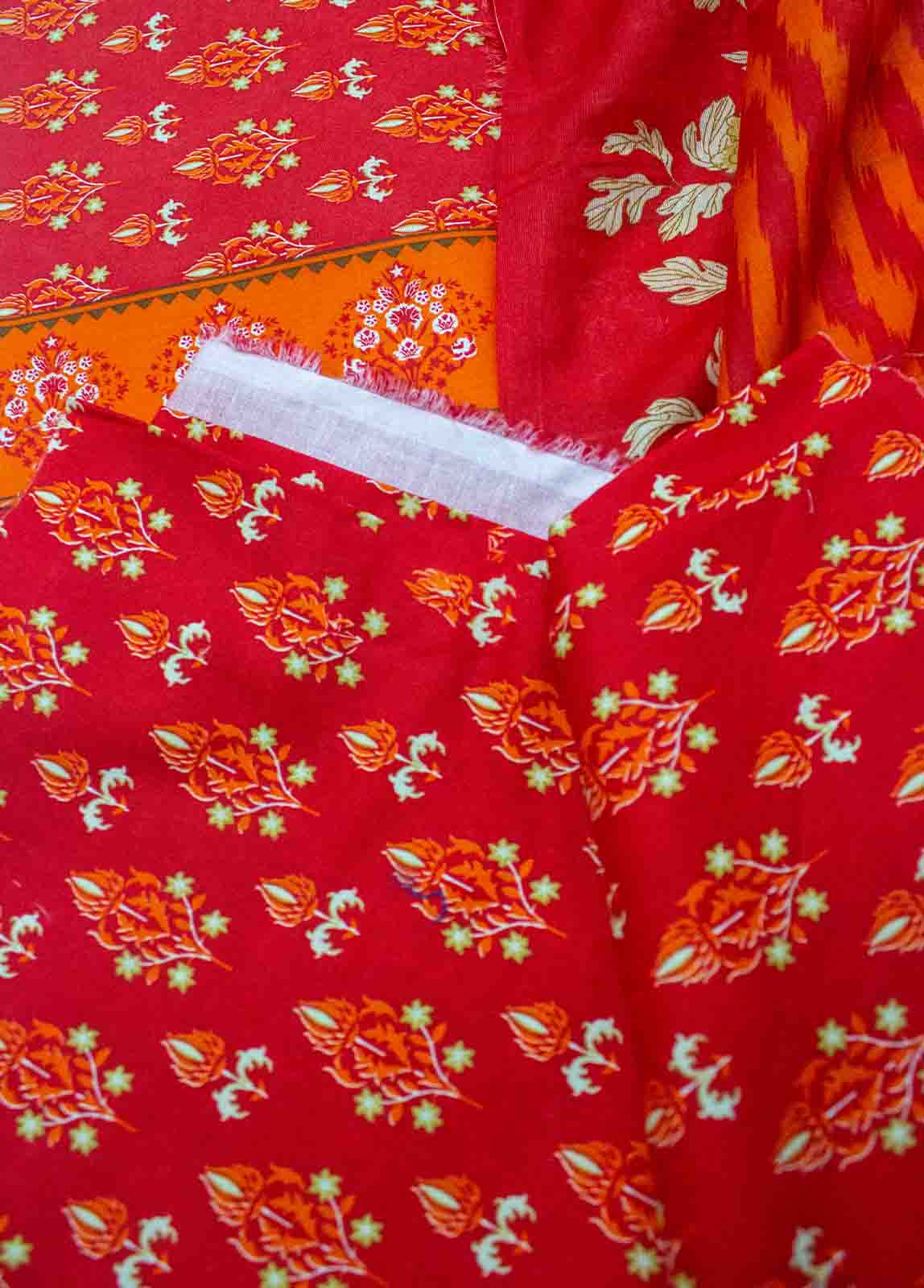 Bin Saeed Fabric - D-0224-3 Piece Lawn Digital Printed UnStitched Suit