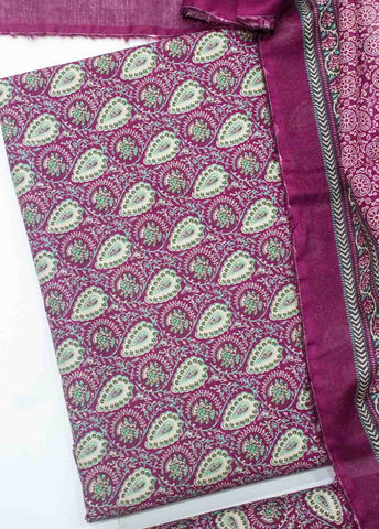 Bin Saeed Fabric - D-0227-3 Piece Lawn Digital Printed Unstitched Suit