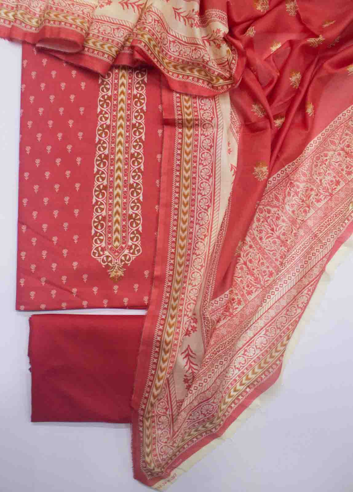 Bin Saeed Fabric - D-0387-3 Lawn Digital Printed UnStitched Suit