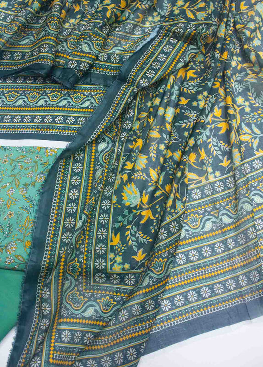D-0519-3 Lawn Digital Printed UnStitched Suit