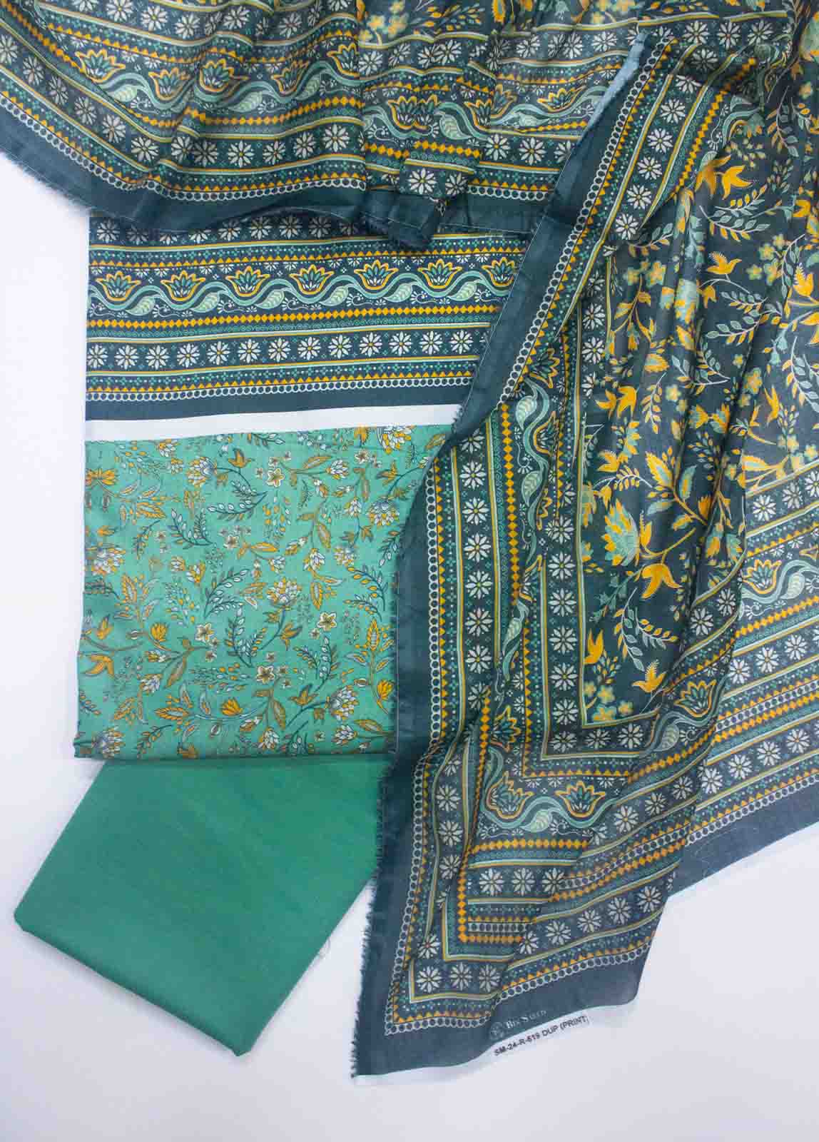 D-0519-3 Lawn Digital Printed UnStitched Suit