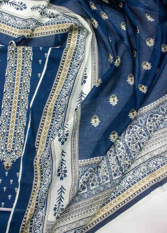 Bin Saeed Fabric - D-085-3 Piece Lawn Digital Printed UnStitched Suit