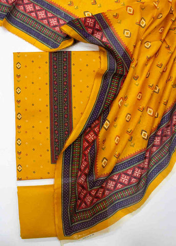 Bin Saeed Fabric - D-088-3 Piece Lawn Digital Printed UnStitched Suit