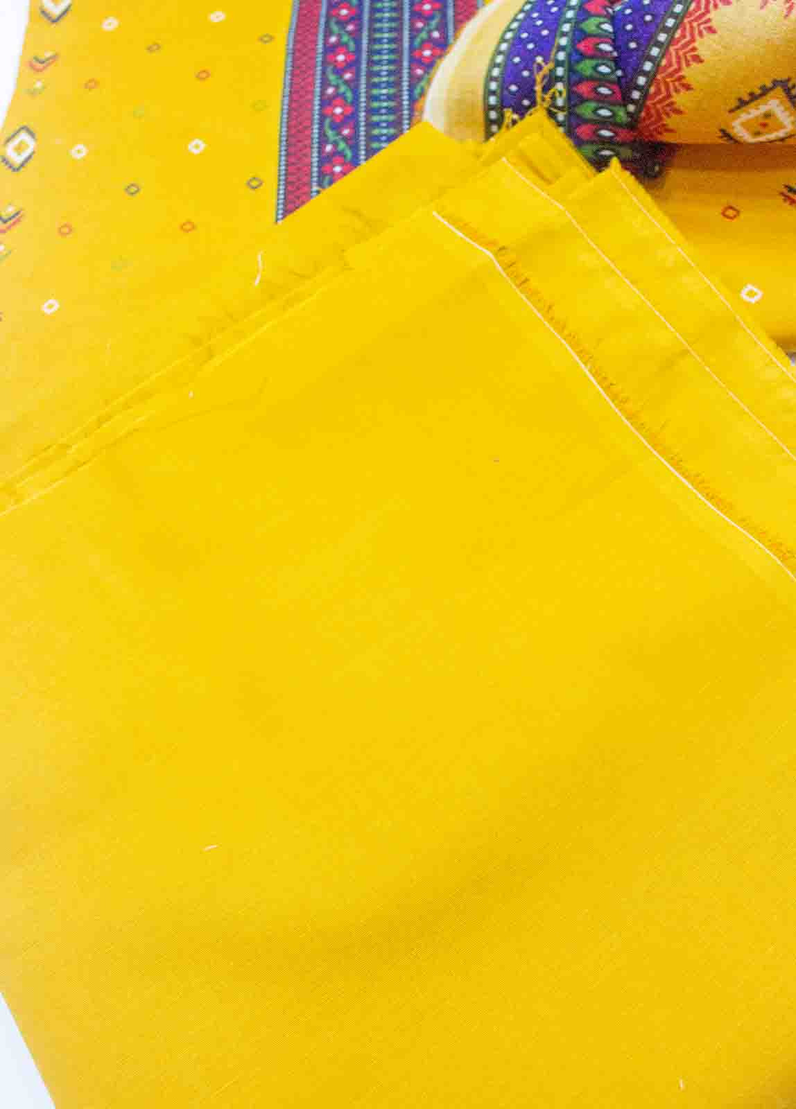 Bin Saeed Fabric - D-088-3 Piece Lawn Digital Printed UnStitched Suit