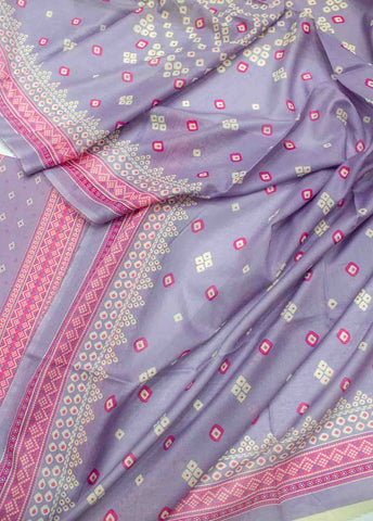 Bin Saeed Fabric - D-089-3 Piece Lawn Digital Printed UnStitched Suit