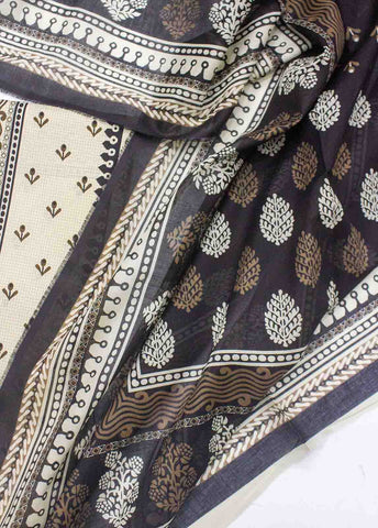 Bin Saeed Fabric - D-094-3 Piece Lawn Digital Printed UnStitched Suit