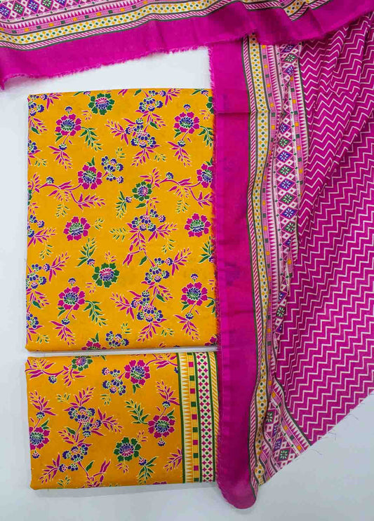 D-0206-3 Piece Lawn Digital Printed UnStitched Suit
