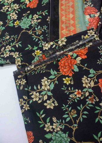 D-0207-3 Piece Lawn Digital Printed UnStitched Suit