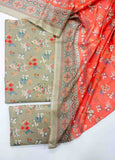 D-0216-3 Piece Lawn Digital Printed UnStitched Suit