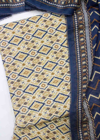 D-0221-3 Piece Lawn Digital Printed UnStitched Suit