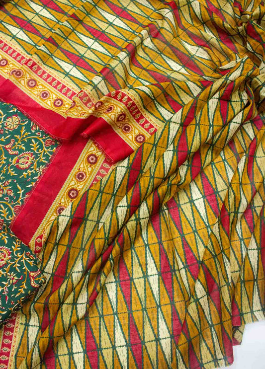 D-0225-3 Piece Lawn Digital Printed UnStitched Suit