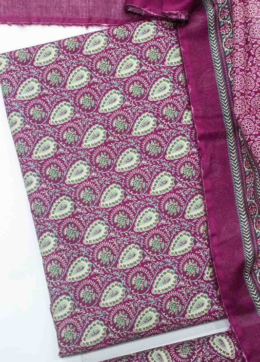 D-0227-3 Piece Lawn Digital Printed Unstitched Suit