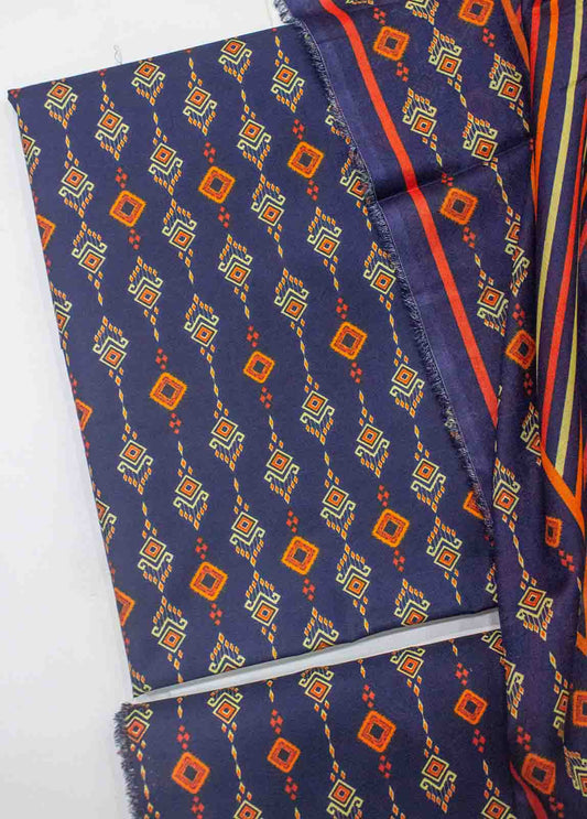 D-0229-3 Piece Lawn Digital Printed UnStitched Suit