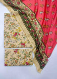 D-0230-3 Piece Lawn Digital Printed UnStitched Suit