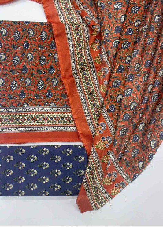 D-0231-3 Piece Lawn Digital Printed Unstitched Suit