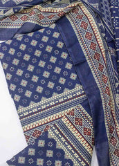 D-0232-3 Piece Lawn Digital Printed UnStitched Suit